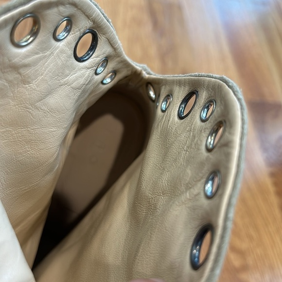 IRO x REVOLVE SUDEKA BOOTS Light Khaki suede pull on size 38 women’s - Picture 7 of 13